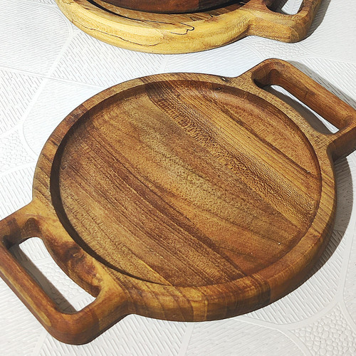 سینی چوبی گرد